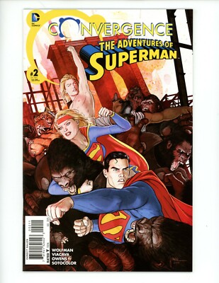 Convergence Adventures Superman #2 2015 DC Comics NM Marv Wolfman Supergirl Book