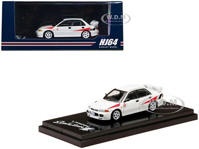 チェイスLancer EvoⅢ 1995 1/64 MITSUBISHI LANCER RS EVO III RHD SCORTIA WHITE 1/64 BY HOBBY JAPAN