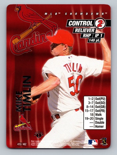 2001 MLB Showdown 1st Edition Mike Timlin #415 card