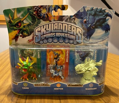 SKYLANDERS SPYROS ADVENTURE Glow in the Dark Warnado RARE CHASE