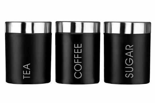black tea coffee and sugar canisters
