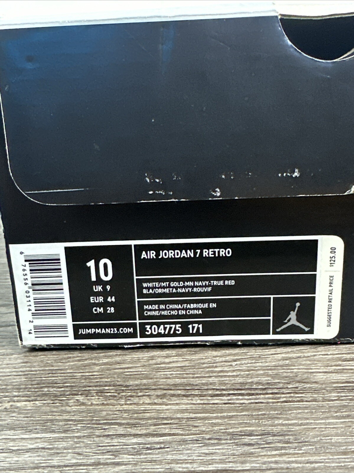 Nike Air Jordan Retro 7 VII 2004 Olympic 304775 171 Size 10 DS OG thumbnail 17