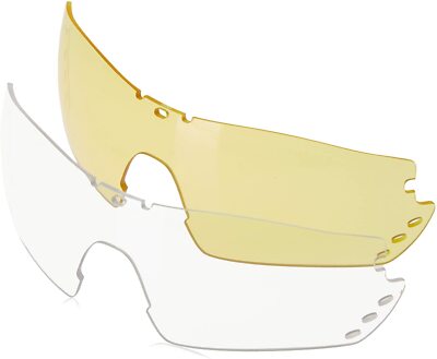 603927 - Verres De Rechange Swiss Arms Jaune Et Blanc Pour Lunette De Tir