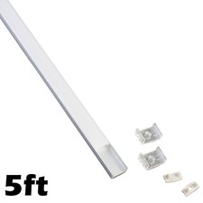 20pk LED strip channel 5ft length U shape Aluminum 59" for LED Light strip