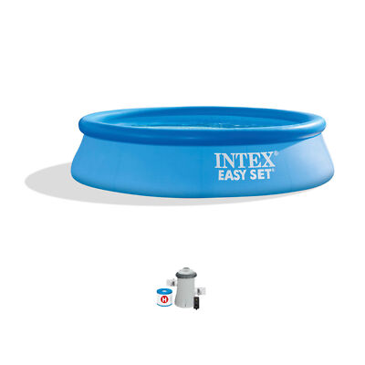 Intex Easy Set Up Inflatable Swimming Pool with Filter Pump