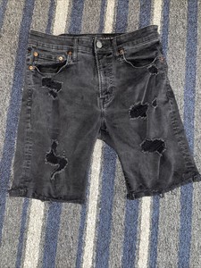 mens black shorts jeans