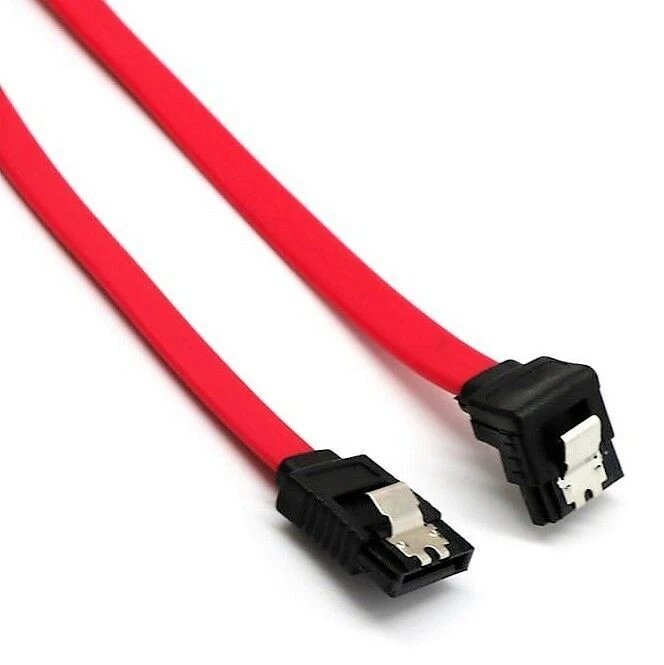 SATA Kabel 30cm Anschlusskabel Serial s-ATA 6 Gb/s gewinkelt Winkel SSD HDD 0,3m