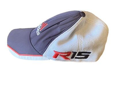 Adidas Flexfit R15 Taylor Made weiß & blau Baseballmütze Erwachsene Größe S/M Golf