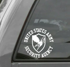 UNITED STATES ARMY SECURITY AGENCY Vinyl Decal Stickers U.S. Army