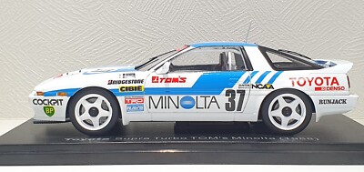 1/24 Hachette 1988 TOYOTA SUPRA TURBO TOM's MINOLTA JTC w/Case