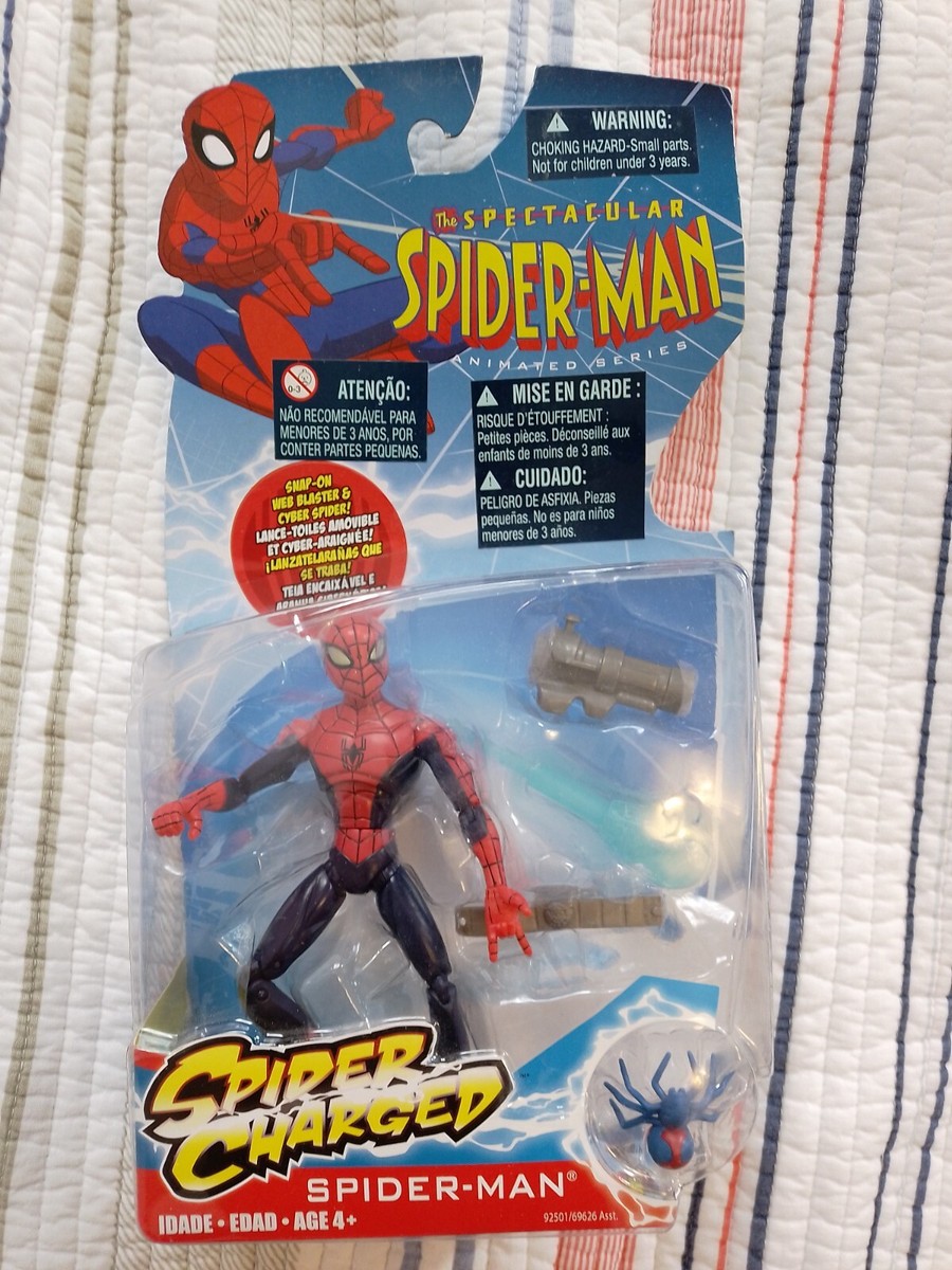 RARE NEW! Spectacular Spider-man Animated Series Spider Charged