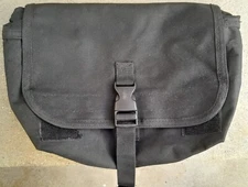 Modern BLACK MOLLE Tactical Gas Mask bag case with Leg Carrier