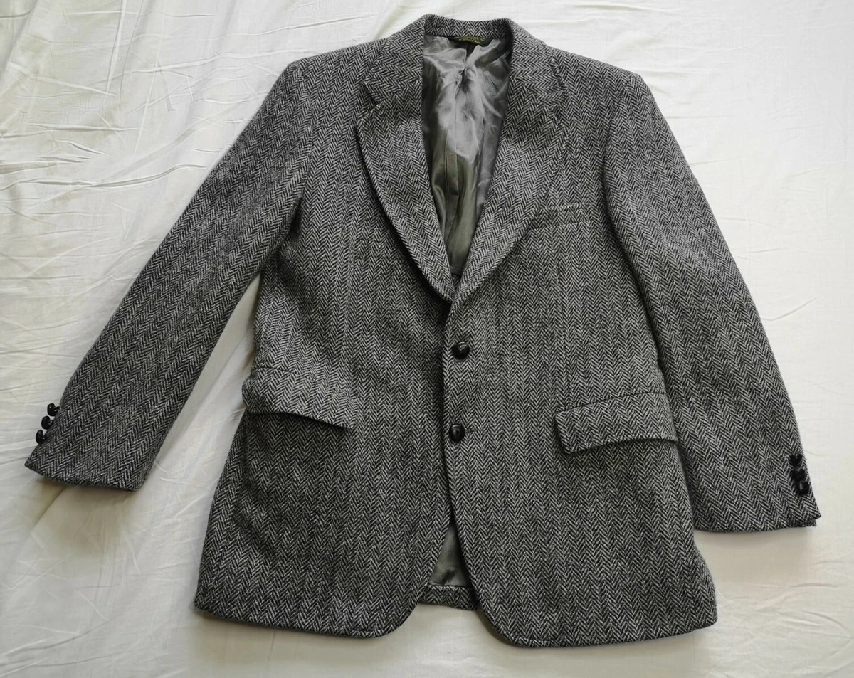 Anderson Little Men s Harris Tweed Wool Blazer Jacket Size 42