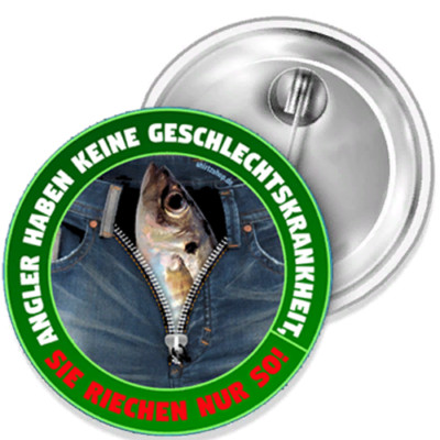 Anglers have no Gesch button pin various Sizes Bottle Opener Mirror