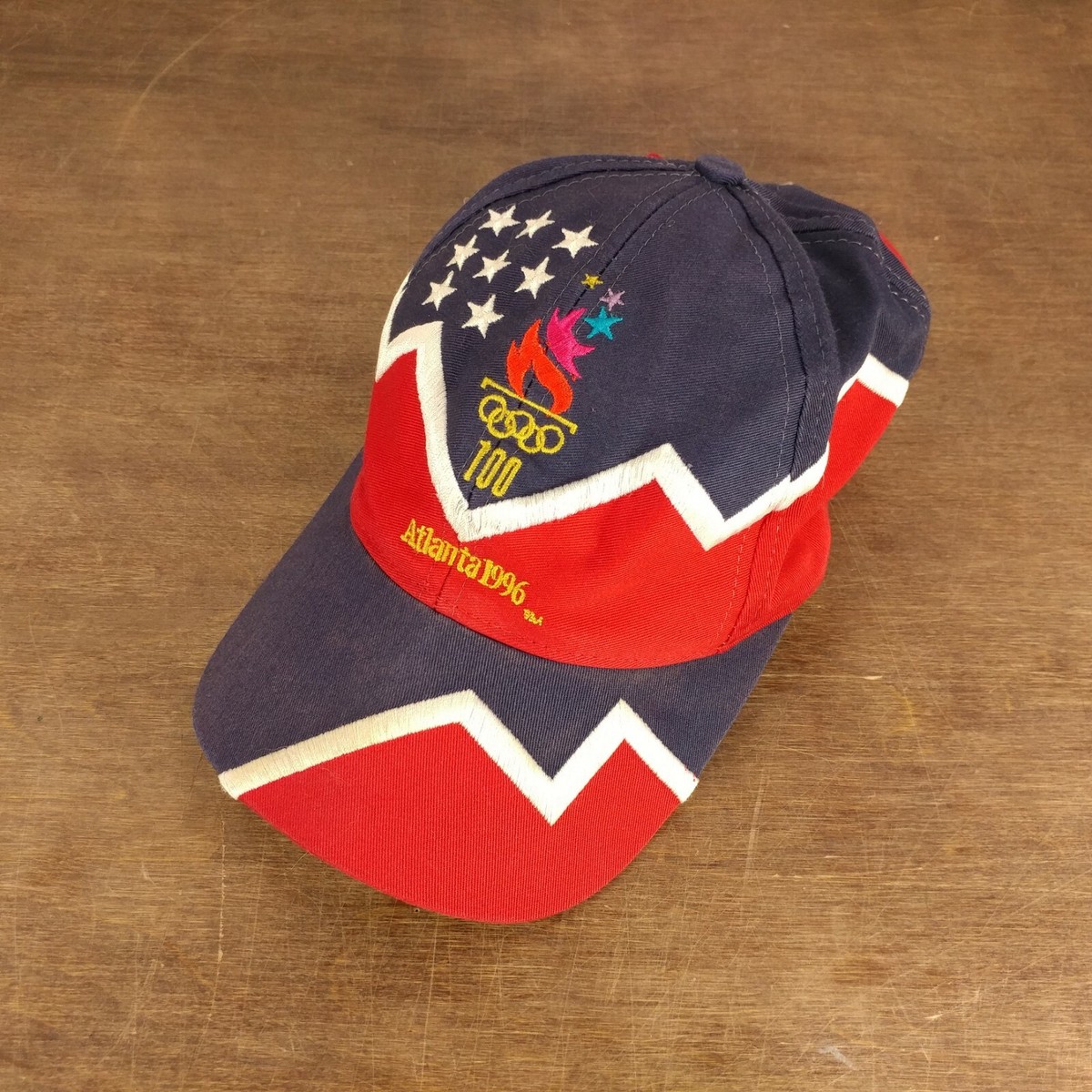The Limited Vintage 1996 USA Embroidered Baseball Cap Red White Blue Vtg 1996 Atlanta USA Olyimpics Red White & Blue Hat Cap | eBay main image 4