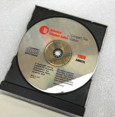 Science Citation Index Compact Disc Edition 1988 ISI Year 1988