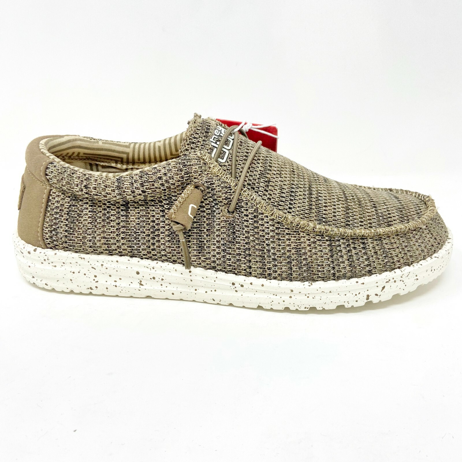 Hey Dude Mens Wally Sox Brown Slip On 