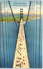 Postcard - Golden Gate Bridge - San Francisco, California