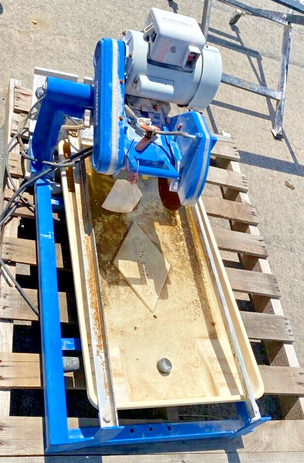 SuperiorBilt Wet Tile Saw with Stand eBay