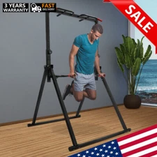 Adjustable Horizontal Bar Pull Up Dip Station Bar for Home Gym Strength Train