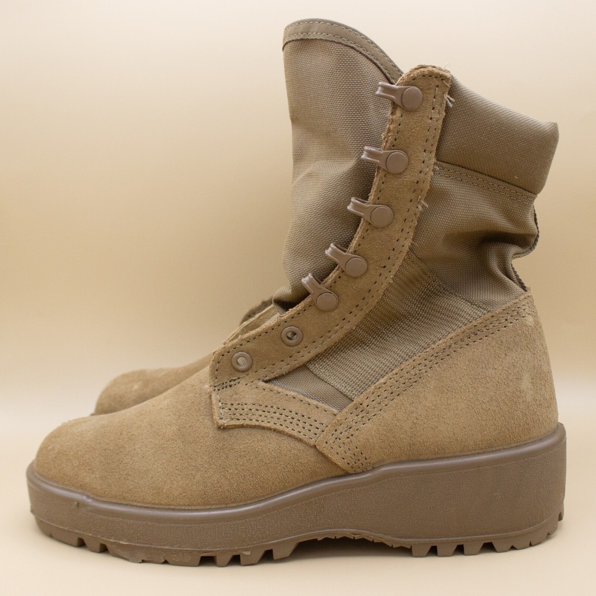 Rocky 798 Army Vibram Tan Hot Weather Combat Boots Coyote 