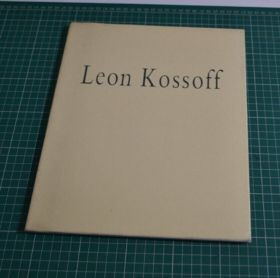 LEON KOSSOFF ART BOOK ROBERT MILLER N.Y. GALLERY 1988 Art Book Frank Auerbach 