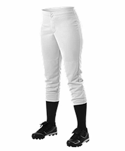 Alleson GIRLS KNICKER FASTPITCH PANT WHITE L 605PLWY 605PLWY-WH-L - Photo 1/1