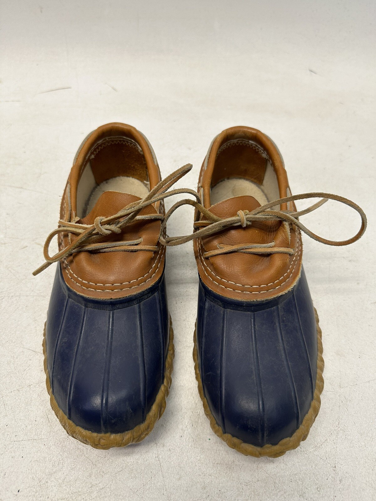 Bean Boots by L.L. Bean Rubber Moc Low Leather Mens Size 8 Made in USA