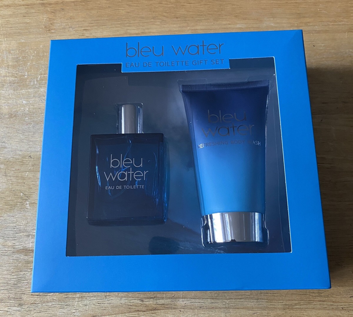 Bleu Water EDT Gift Set EDT Body Wash *NEW* GIFT FREE P