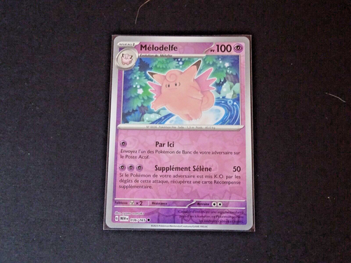 MÉLODELFE REVERSE POKEBALL Holo 36/165 SV2a Pokémon 151 Carte Pokémon
