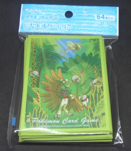 Japan Pokemon Center Limited Decidueye Evolution Trajectory Card Sleeves