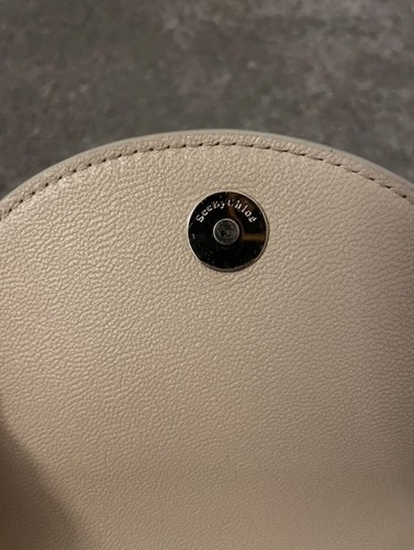 See By Chloé Leather Cross Body Bag Cement Beige - Picture 9 of 13