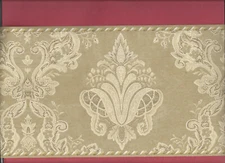 * WALLPAPER BORDER ARCHITECTURAL TRADITIONAL DEMASK LOOK NEW ARRIVAL VICTORIAN