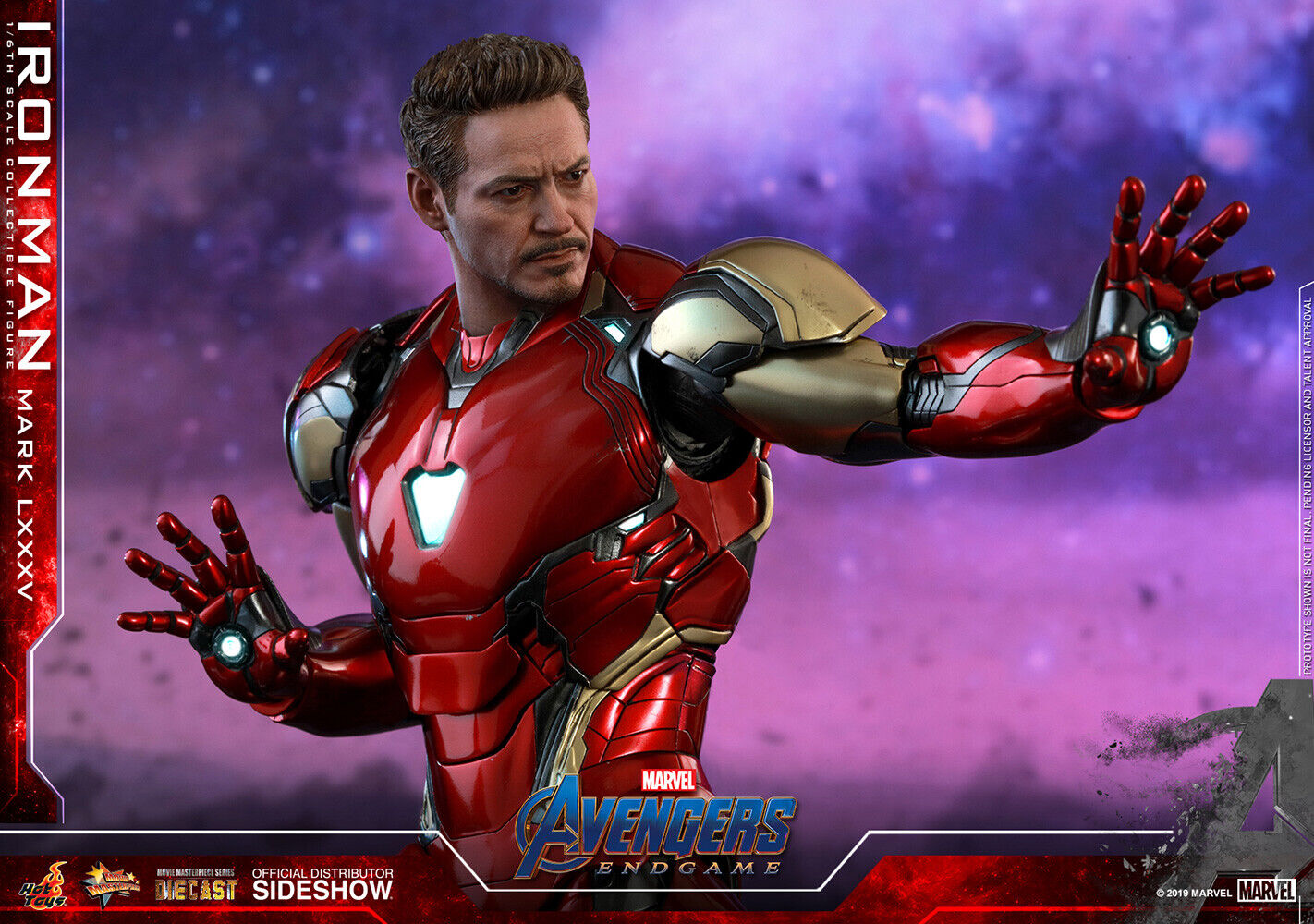 Hot Toys Marvel: Avengers Endgame - Iron Man Mark LXXXV Cifras a