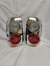 FITS 97-04 NISSAN PATHFINDER  INFINITI QX4 CHROME EURO TAIL LIGHTS EURO APC NEW