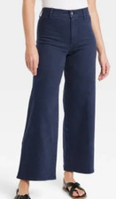 Universal Thread Women's High Rise Sailor Wide Leg Jeans Size 8 Regular