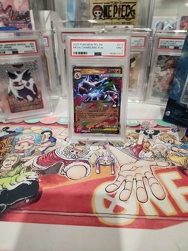 2025 Pokemon Phantasmal Flames Mega Charizard #013 EX EN Graded PSA 9