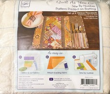 June Tailor Quilt As You Go Pattern & Printed...