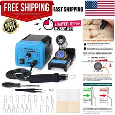 Professional Pyrography Kit: Adjustable Heat Wood Burning Tool  20 Nibs