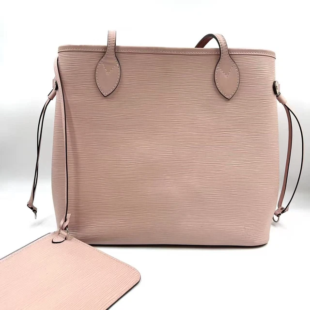 11.04 25 Louis Vuitton Pink Epi Neverfull Top Handle Shoulder