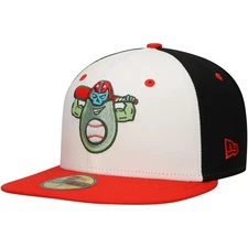Men's New Era White Avocados Luchadores de Down East Copa de la Diversi-n