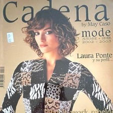 Laura Ponte Cover CADENA MAY CASO Autumn/Winter 2002 Spanish Fashion Magazine 