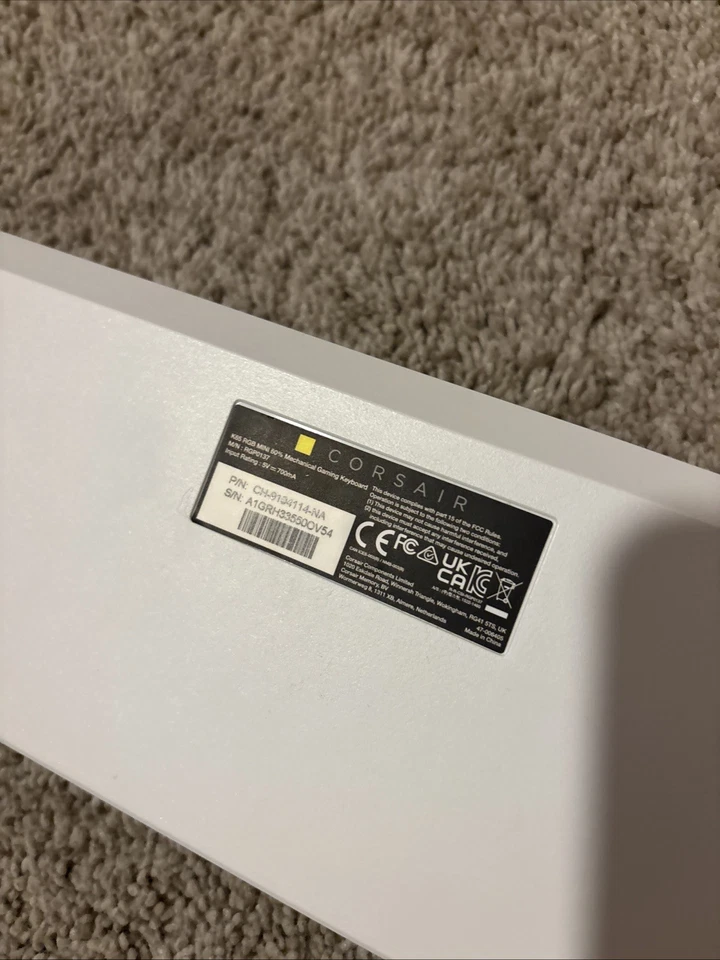 Corsair K65 RGB Mini 60% Mechanical Gaming Keyboard (Steelseries Aerox 3 Mouse - Image 3 of 4