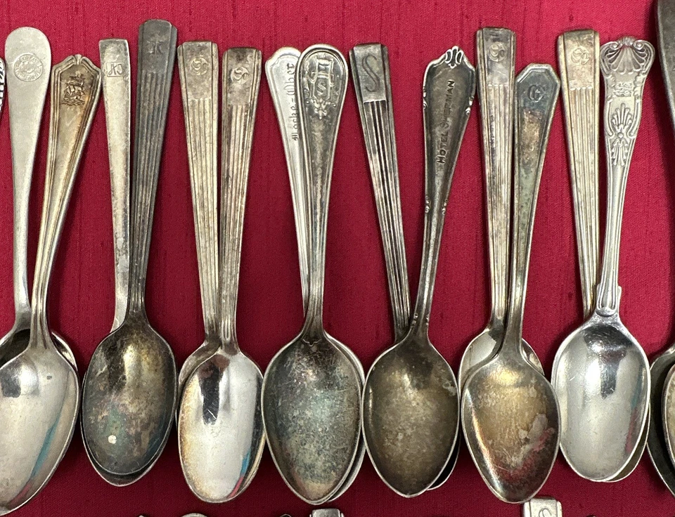 75 шт. ЛОЖЕК HOTEL DEMI посеребренная смесь Statler Mayflower Hilton Van Ness + больше - Изображение 3 из 4