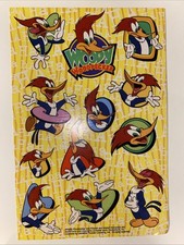 Vintage WOODY WOODPECKER Sticker Sheet Scrapbook Planner Craft Stickers