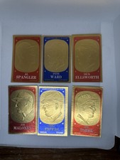1965 Gold Embossed cards - 11 Cards, Spangler, Ward, Torre