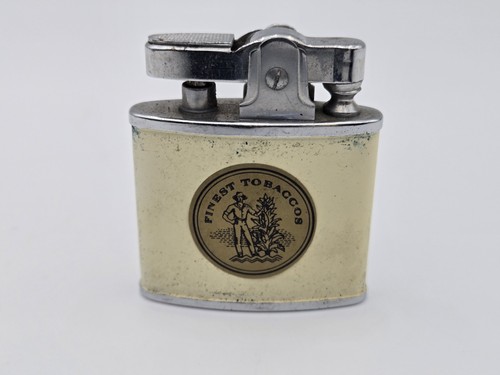 Vintage Continental Lift-Arm Lighter "Finest Tobaccos" Promotional Collectible