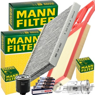 MANN FILTER INSPEKTIONSPAKET passend für VW POLO 6N BEETLE LUPO GOLF 4 BORA 1J