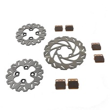 Brake Rotors & Brake Pads Yamaha Banshee YFZ 350 1990-2006 Front & Rear RipTide