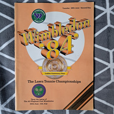 WIMBLEDON LAWN TENNIS CHAMPIONSHIPS 1984 PROGRAMME - 2ND DAY 26TH JUNE